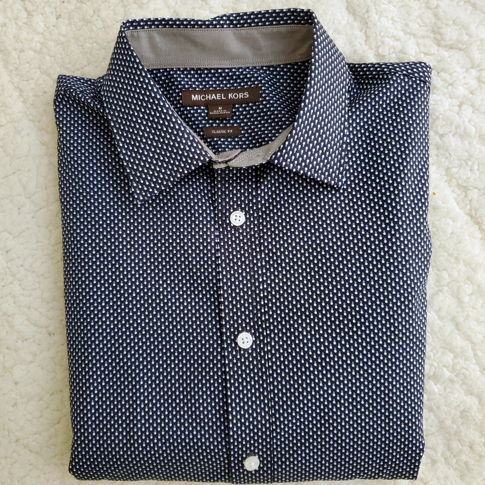 NEW Michael Kors Long Sleeve Dress Shirt